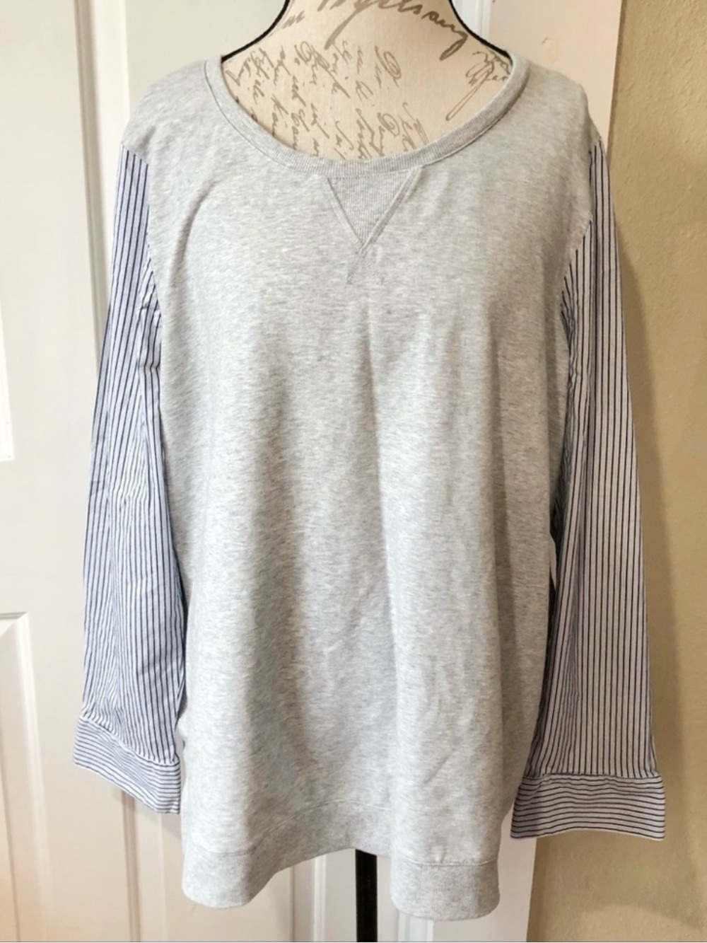 Lane Bryant Mixed Media Crewneck